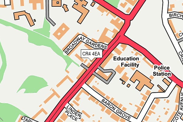 Map of UKRAC LTD at local scale