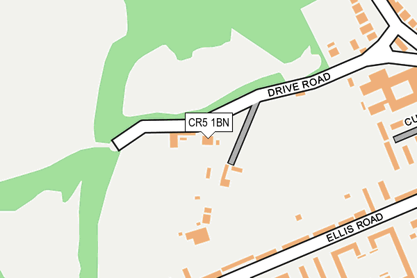 CR5 1BN map - OS OpenMap – Local (Ordnance Survey)