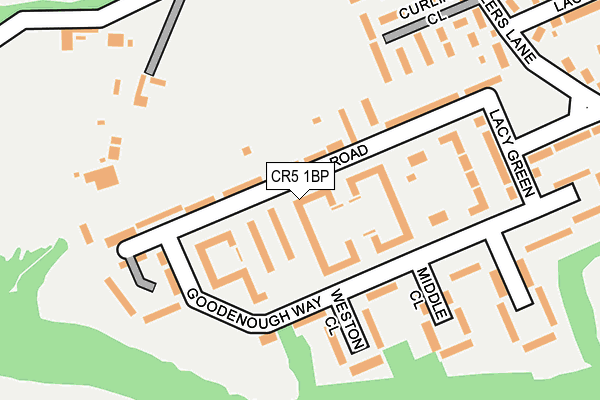 CR5 1BP map - OS OpenMap – Local (Ordnance Survey)
