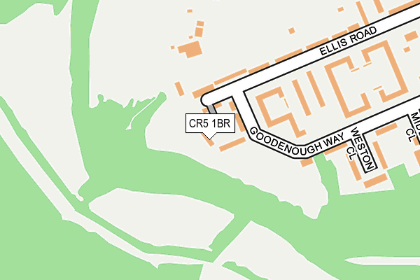 CR5 1BR map - OS OpenMap – Local (Ordnance Survey)