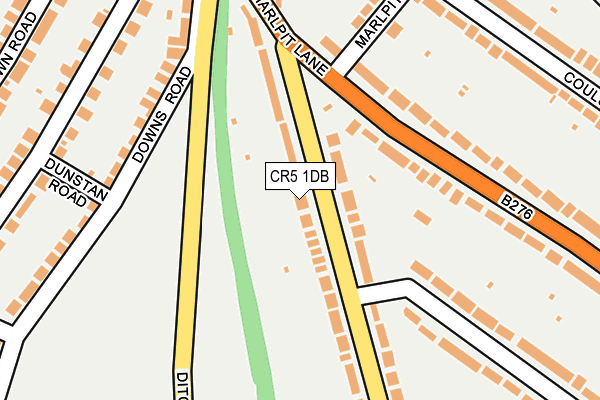 CR5 1DB map - OS OpenMap – Local (Ordnance Survey)