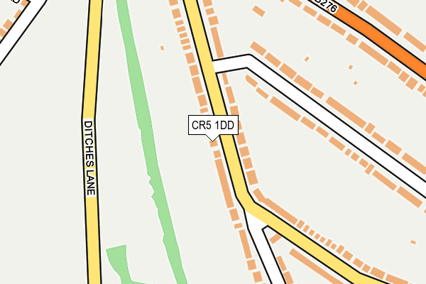 CR5 1DD map - OS OpenMap – Local (Ordnance Survey)