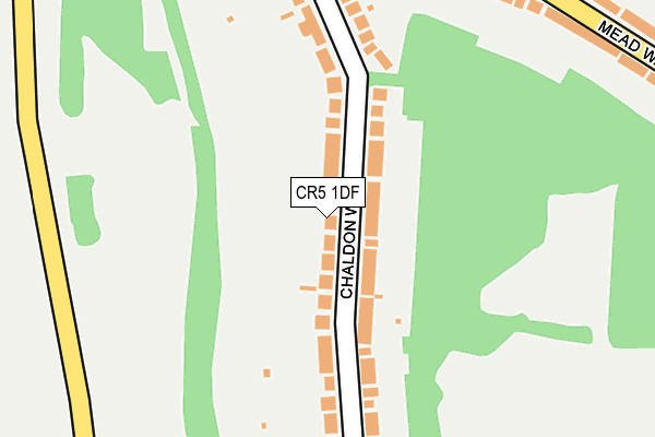 CR5 1DF map - OS OpenMap – Local (Ordnance Survey)