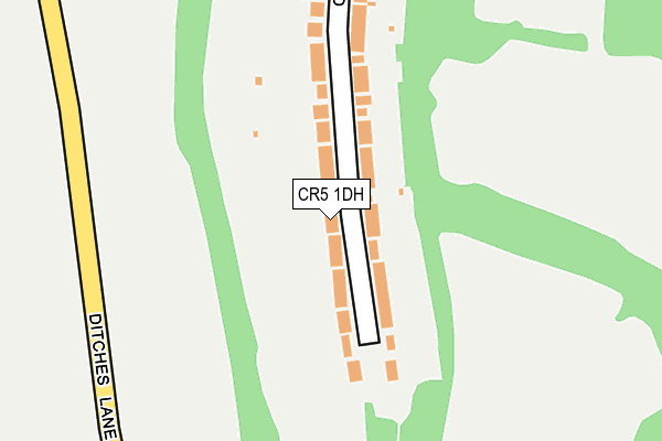 CR5 1DH map - OS OpenMap – Local (Ordnance Survey)