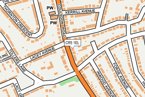 CR5 1EL map - OS OpenMap – Local (Ordnance Survey)