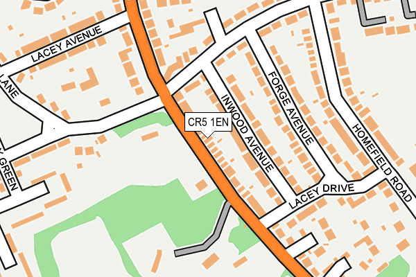 CR5 1EN map - OS OpenMap – Local (Ordnance Survey)