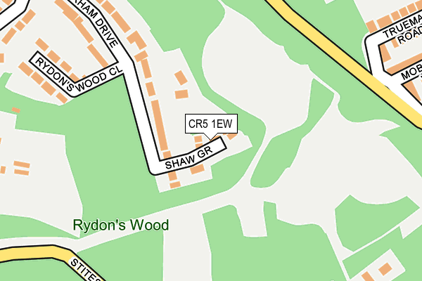 CR5 1EW map - OS OpenMap – Local (Ordnance Survey)