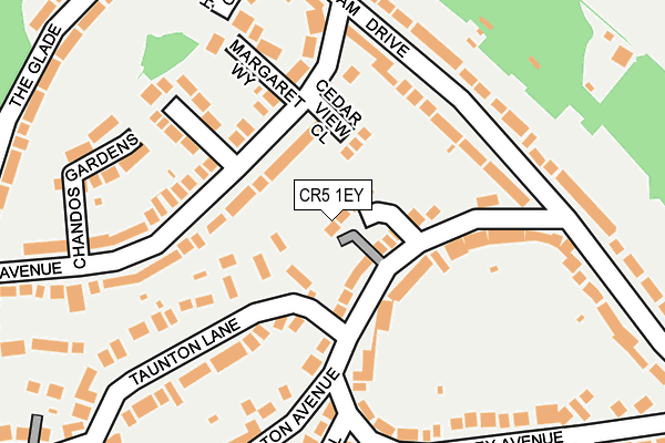 CR5 1EY map - OS OpenMap – Local (Ordnance Survey)