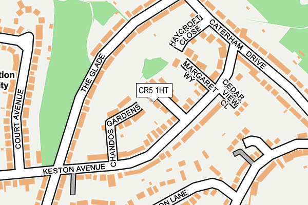 CR5 1HT map - OS OpenMap – Local (Ordnance Survey)