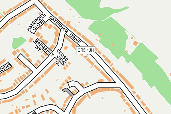 CR5 1JH map - OS OpenMap – Local (Ordnance Survey)