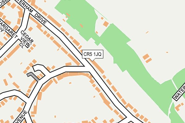 CR5 1JQ map - OS OpenMap – Local (Ordnance Survey)