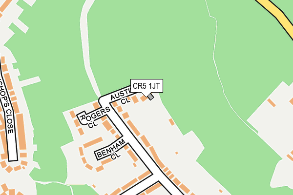 CR5 1JT map - OS OpenMap – Local (Ordnance Survey)