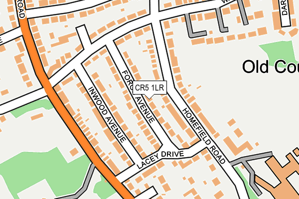 CR5 1LR map - OS OpenMap – Local (Ordnance Survey)