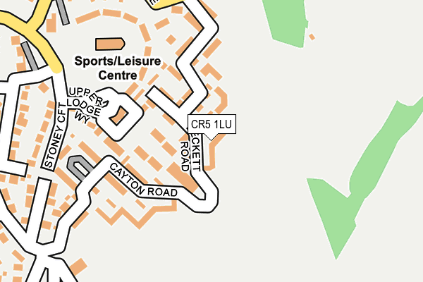 CR5 1LU map - OS OpenMap – Local (Ordnance Survey)