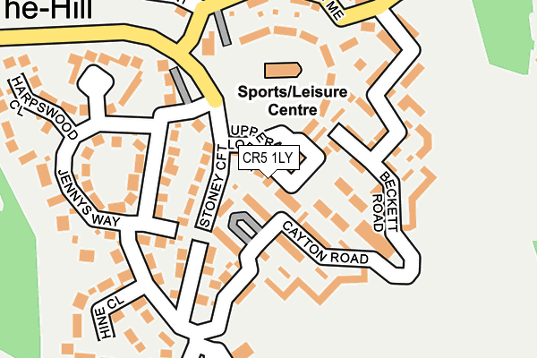 CR5 1LY map - OS OpenMap – Local (Ordnance Survey)