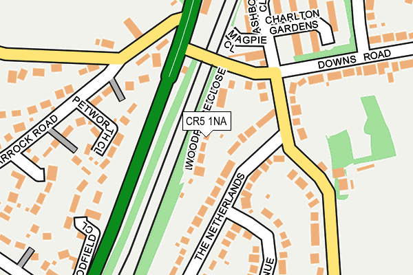 CR5 1NA map - OS OpenMap – Local (Ordnance Survey)