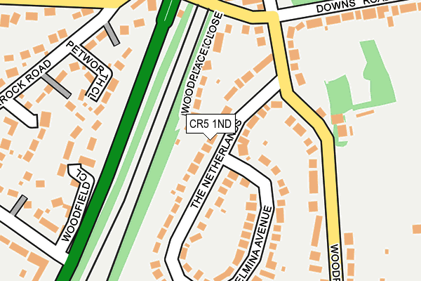 CR5 1ND map - OS OpenMap – Local (Ordnance Survey)