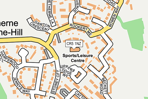 CR5 1NZ map - OS OpenMap – Local (Ordnance Survey)