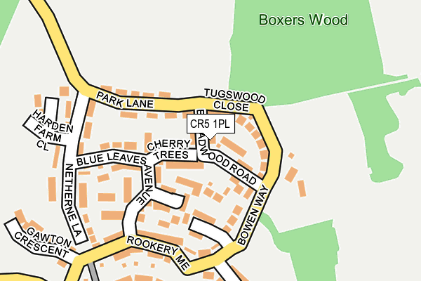 CR5 1PL map - OS OpenMap – Local (Ordnance Survey)