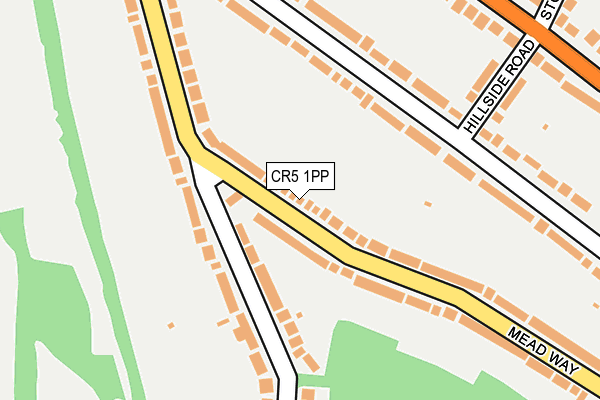 CR5 1PP map - OS OpenMap – Local (Ordnance Survey)