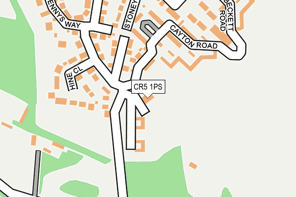 CR5 1PS map - OS OpenMap – Local (Ordnance Survey)