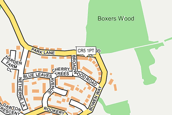 CR5 1PT map - OS OpenMap – Local (Ordnance Survey)