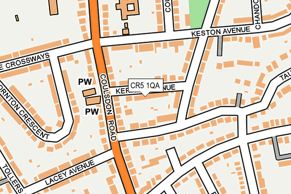 CR5 1QA map - OS OpenMap – Local (Ordnance Survey)