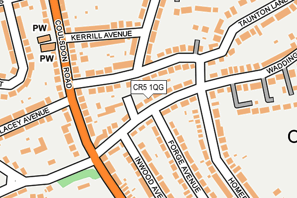 CR5 1QG map - OS OpenMap – Local (Ordnance Survey)
