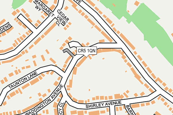 CR5 1QN map - OS OpenMap – Local (Ordnance Survey)