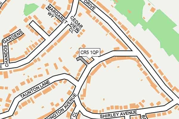 CR5 1QP map - OS OpenMap – Local (Ordnance Survey)