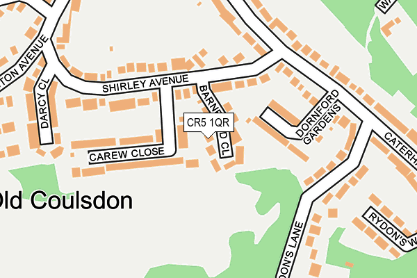 CR5 1QR map - OS OpenMap – Local (Ordnance Survey)