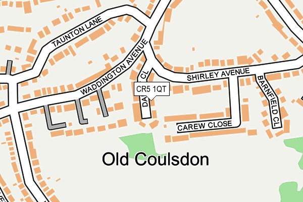 CR5 1QT map - OS OpenMap – Local (Ordnance Survey)