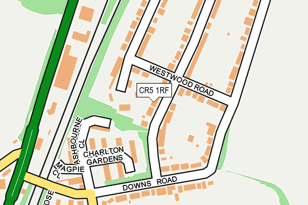 CR5 1RF map - OS OpenMap – Local (Ordnance Survey)
