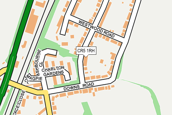 CR5 1RH map - OS OpenMap – Local (Ordnance Survey)