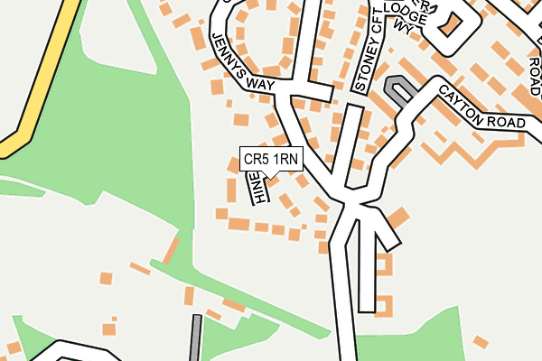 Map of VITRUVIAN HOMES LTD at local scale