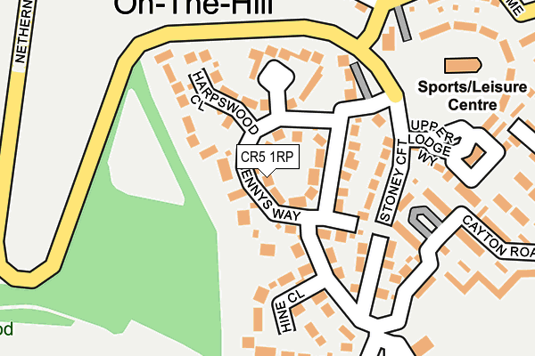 CR5 1RP map - OS OpenMap – Local (Ordnance Survey)