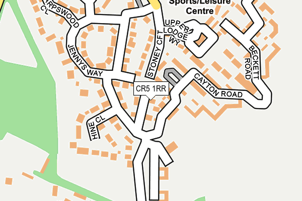 CR5 1RR map - OS OpenMap – Local (Ordnance Survey)