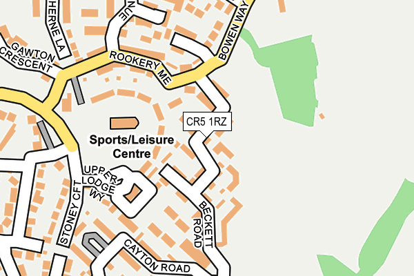 Map of ACL CLEANING LTD at local scale