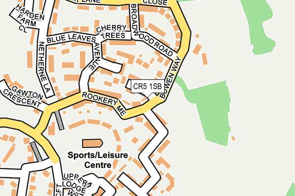 CR5 1SB map - OS OpenMap – Local (Ordnance Survey)