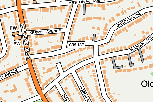 CR5 1SE map - OS OpenMap – Local (Ordnance Survey)