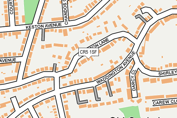 CR5 1SF map - OS OpenMap – Local (Ordnance Survey)