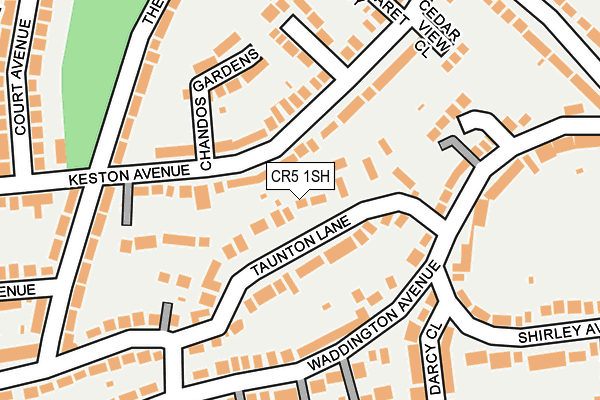 CR5 1SH map - OS OpenMap – Local (Ordnance Survey)