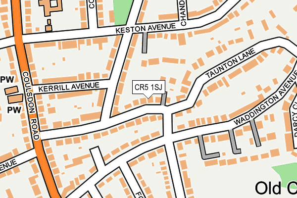 CR5 1SJ map - OS OpenMap – Local (Ordnance Survey)