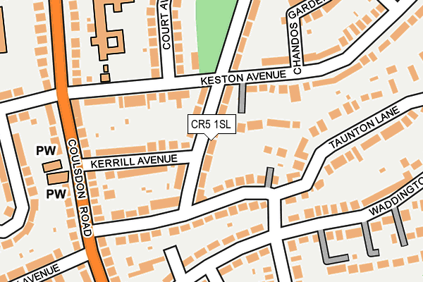 CR5 1SL map - OS OpenMap – Local (Ordnance Survey)