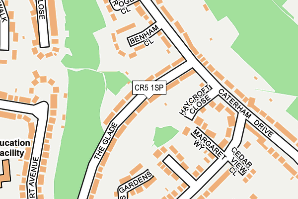 CR5 1SP map - OS OpenMap – Local (Ordnance Survey)