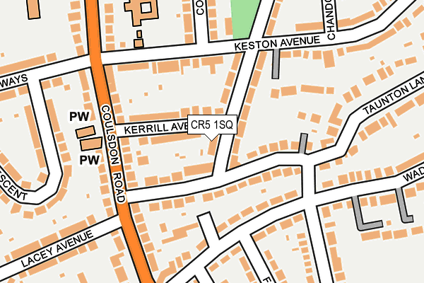 CR5 1SQ map - OS OpenMap – Local (Ordnance Survey)