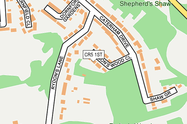 CR5 1ST map - OS OpenMap – Local (Ordnance Survey)