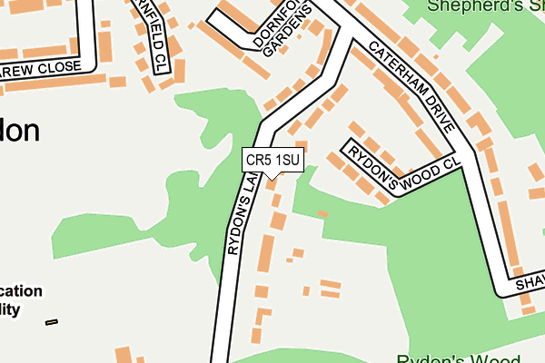 CR5 1SU map - OS OpenMap – Local (Ordnance Survey)