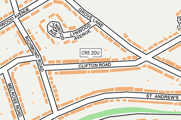 CR5 2DU map - OS OpenMap – Local (Ordnance Survey)