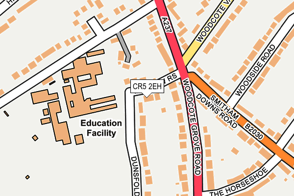 CR5 2EH map - OS OpenMap – Local (Ordnance Survey)